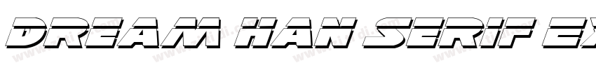 Dream Han Serif Exp字体转换